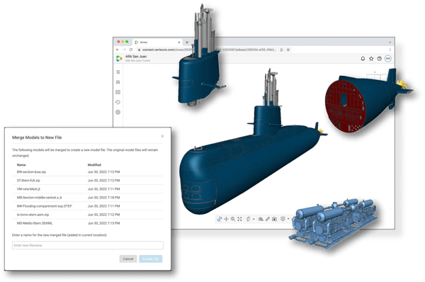 submarines-connect-merge-models